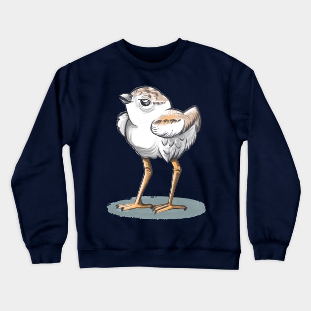 piping plover bird Crewneck Sweatshirt by curiou